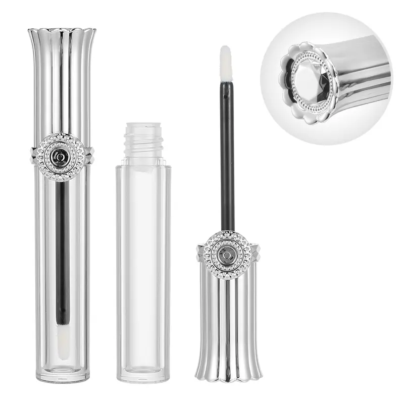 Round Sunflower-Shaped Plastic Lip Glaze Tube 0795 (1).jpg